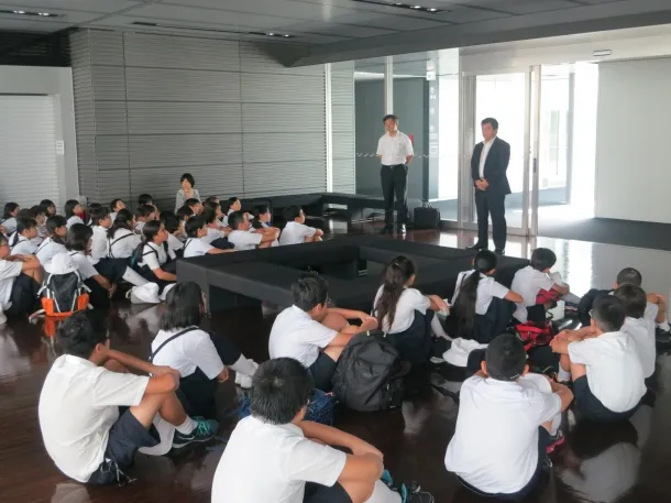 中央区立城東小学校来訪